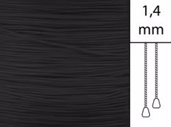 1 m / Persiennlina 1,4 mm A03 Black (Lagervara)