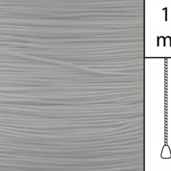 1 m / Persiennlina 1,4 mm A02 Grey (Lagervara)