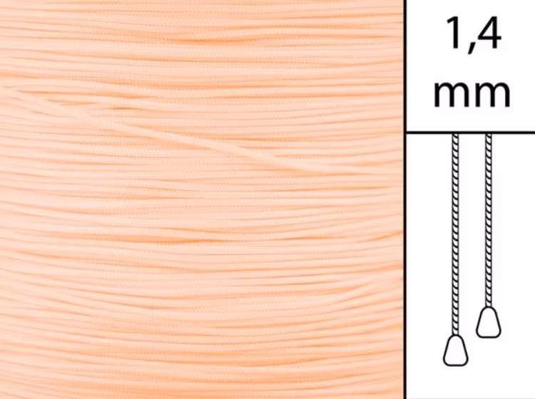 30 m / Persiennlina 1,4 mm A13 Peach (Best vara min.30m)
