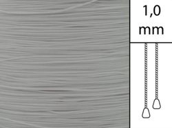 1 m / Persiennlina 1,0 mm A02 Grey  (Lagervara)