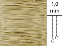 1 m / Persiennlina 1,0 mm A21 Beige  (Lagervara)