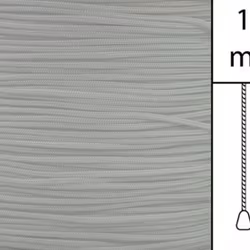 1 m / Persiennlina 1,7 mm A02 Grey (Lagervara)