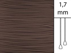 1 m / Persiennlina 1,7 mm A25 Dark brown  (Lagervara)