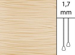 1 m / Persiennlina 1,7 mm C0801 Beige  (Lagervara)