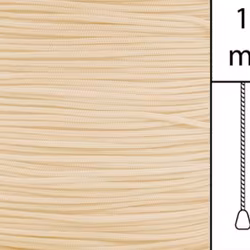 1 m / Persiennlina 1,7 mm C0801 Beige  (Lagervara)