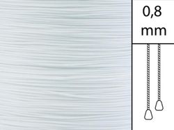 1 m / Persiennlina 0,8 mm A00 White (Lagervara)