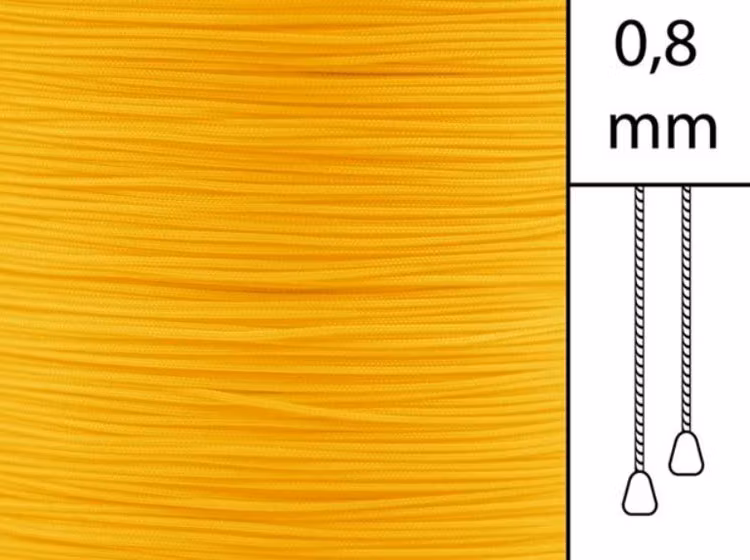 30 m / Persiennlina 0,8 mm A24 Dark yellow  (best.vara minst .30m)