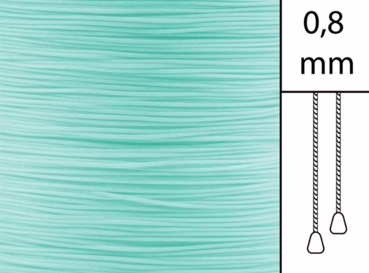 30 m / Persiennlina 0,8 mm A11 Aquamarine  (best.vara minst .30m)