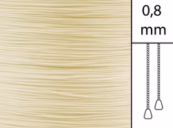 1 m / Persiennlina 0,8 mm A21 Beige (Lagervara)