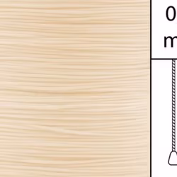 1 m / Persiennlina 0,8 mm A15 Vanilla (Lagervara)