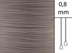 1 m / Persiennlina 0,8 mm A18 Light brown  (Lagervara)