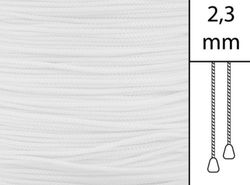 1 m / Persiennlina 2,3 mm W04 White (Lagervara)