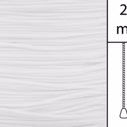 1 m / Persiennlina 2,3 mm W04 White (Lagervara)