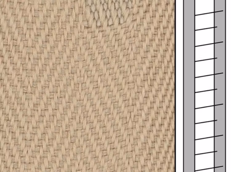 1m / Textilstegband F0512 44/53/T25 Light beige (lagervara)