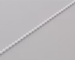 Kulkedja 3,2/4,2 mm Plast VIT (metervara) (R32-42-WH)