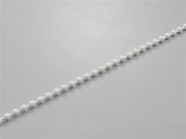Ändlös kulkedja loop 3,2/4,2mm VIT (A25F) Lagervara