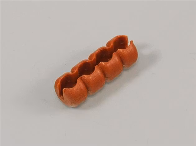 Skarv till kulkedja 3,2/4,2 mm Plast CHERRY (best.vara 10 dgr)