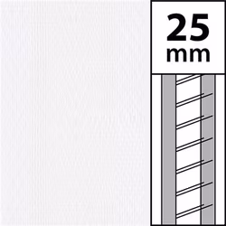 1 m / Textilstegband D50T 44/53/T25 white (Lagervara)