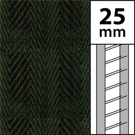 10 m / Textilstegband LT50-25-44-53-GR Green (best.vara 10 dgr)