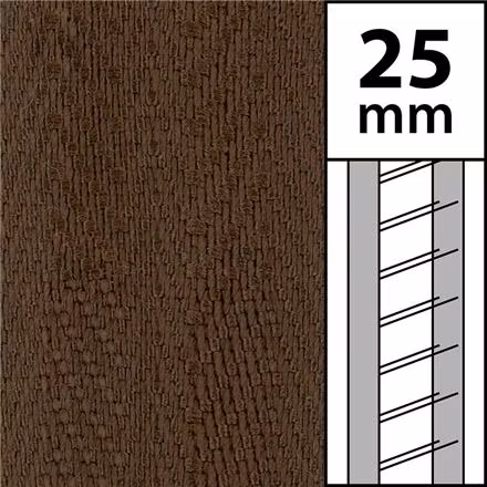 10 m / Textilstegband LT50-25-44-53-WN Walnut (best.vara 10 dgr)