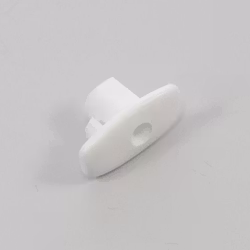 Ändskydd för bottenlist 8x16 mm - Vit (25-) (Best vara)