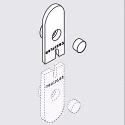 Cord winder , white (A21O)