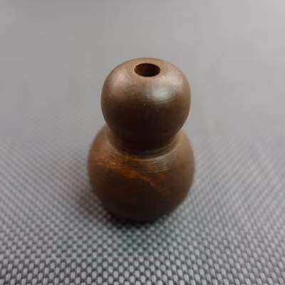 Lintofs RUNDAD i TRÄ - STOR 36x25 mm 5015 Mahogany (A16C)