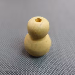 Lintofs RUNDAD i TRÄ - STOR 36x25 mm 5010 Natural (A16E)