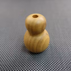 Lintofs RUNDAD i TRÄ - STOR 36x25 mm 5012 Light Oak (A16A+F)