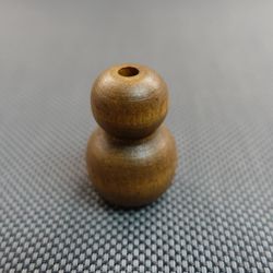 Lintofs RUNDAD i TRÄ - LITEN 27x20 mm 2514 Tiger Eye (A15H)