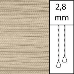 1 m / Persiennlina 2,8 mm (BG) Beige  (LAGER-VARA)