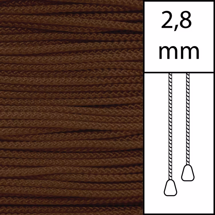 20 m / Persiennlina 2,8 mm (CC) Cacao  (best.vara min.20m)