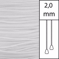 Lina 2,0 mm VIT för Persienner (Lager vara)