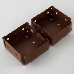 1 Par Sidobeslag 5013 Mörk brun (B01-BC)