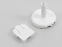 Adjustable bearing pin white (A22G+H)