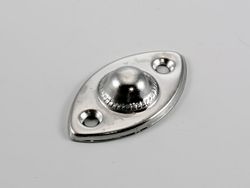 Täckbricka / Linhållare Metall Retro-Classic SILVER (+2st skruvar) (A07 AB+C)
