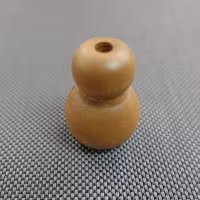 Lintofs RUNDAD i TRÄ - STOR 36x25 mm 5011 Maple (A16C)