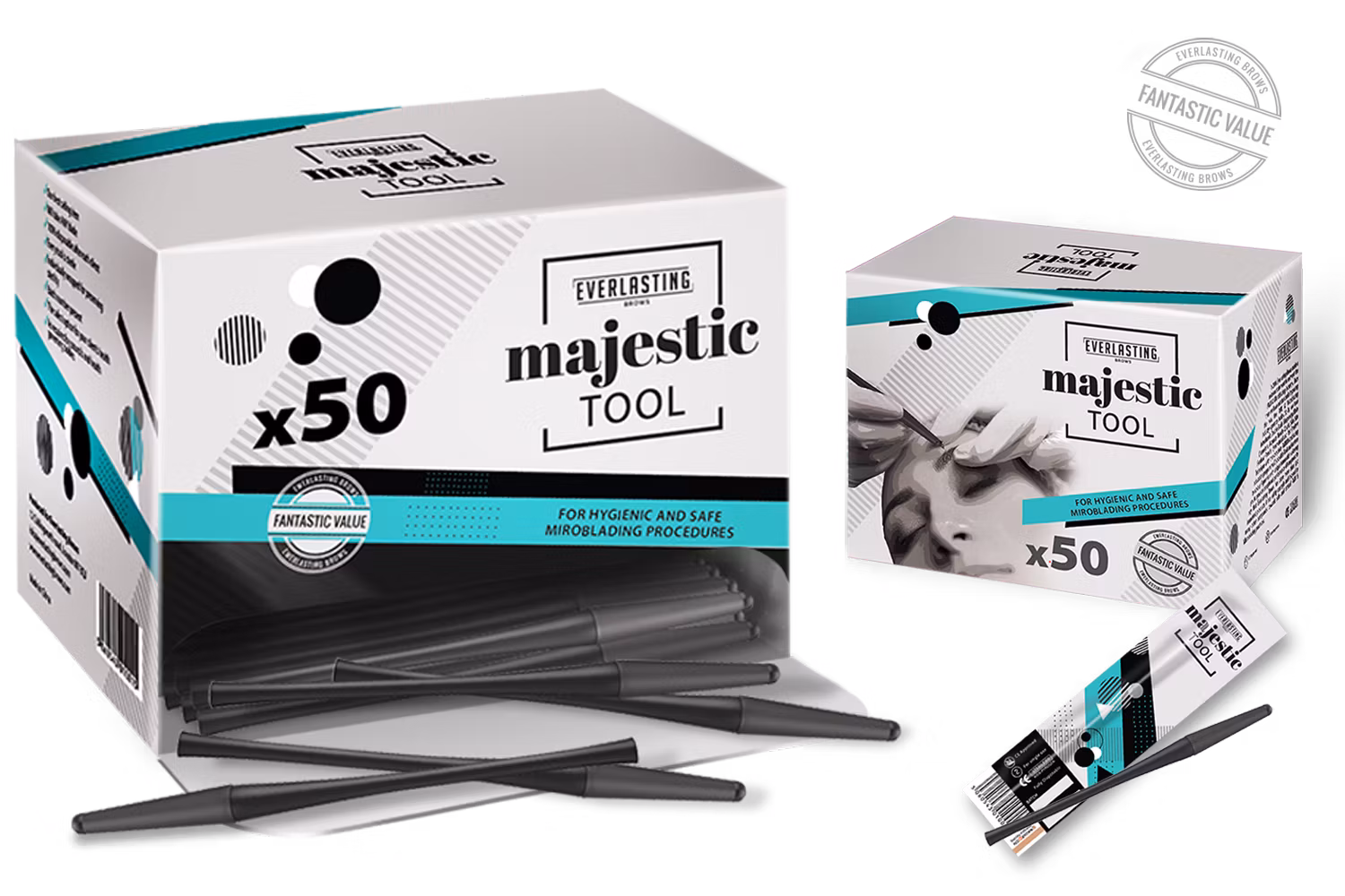 Engångsverktyg Everlasting Brows 50 pack