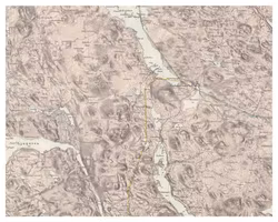 Historisk karta över Bingsjö, år 1914 (Fri frakt!)
