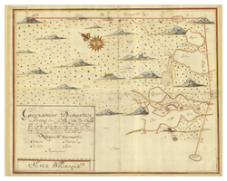 Historisk karta över Ore, år 1672  (Fri frakt!)