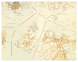 Historisk karta över Karlskrona, Sturkö och Tjurkö, år 1915-1919 (Fri frakt!)