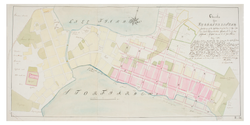 Historisk karta över Hudiksvall, år 1798 (Fri frakt!)