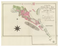 Historisk karta över Kårböle, år 1805 (Fri frakt!)