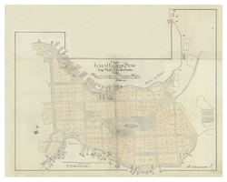 Historisk karta över Luleå, år 1790 (Fri frakt!)