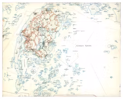 Historisk karta över Runmarö, år 1901-1906