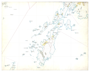 Historisk karta över Nåttarö, år 1901-1906