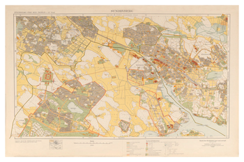 Historisk karta över Sundbyberg och Bromma, år 1934