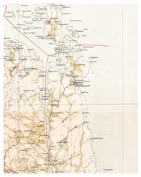 Historisk karta över Grisslehamn, år 1905 (Fri frakt!)