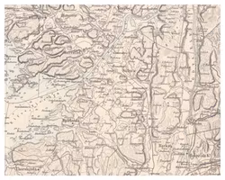 Historisk karta över Säve och Tuve, år 1863 (Fri frakt!)