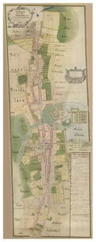 Historisk karta över Örebro, år 1872 (Fri frakt!)